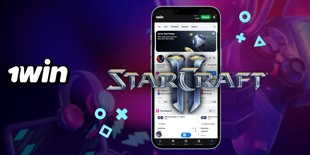StarCraft II betting at 1win